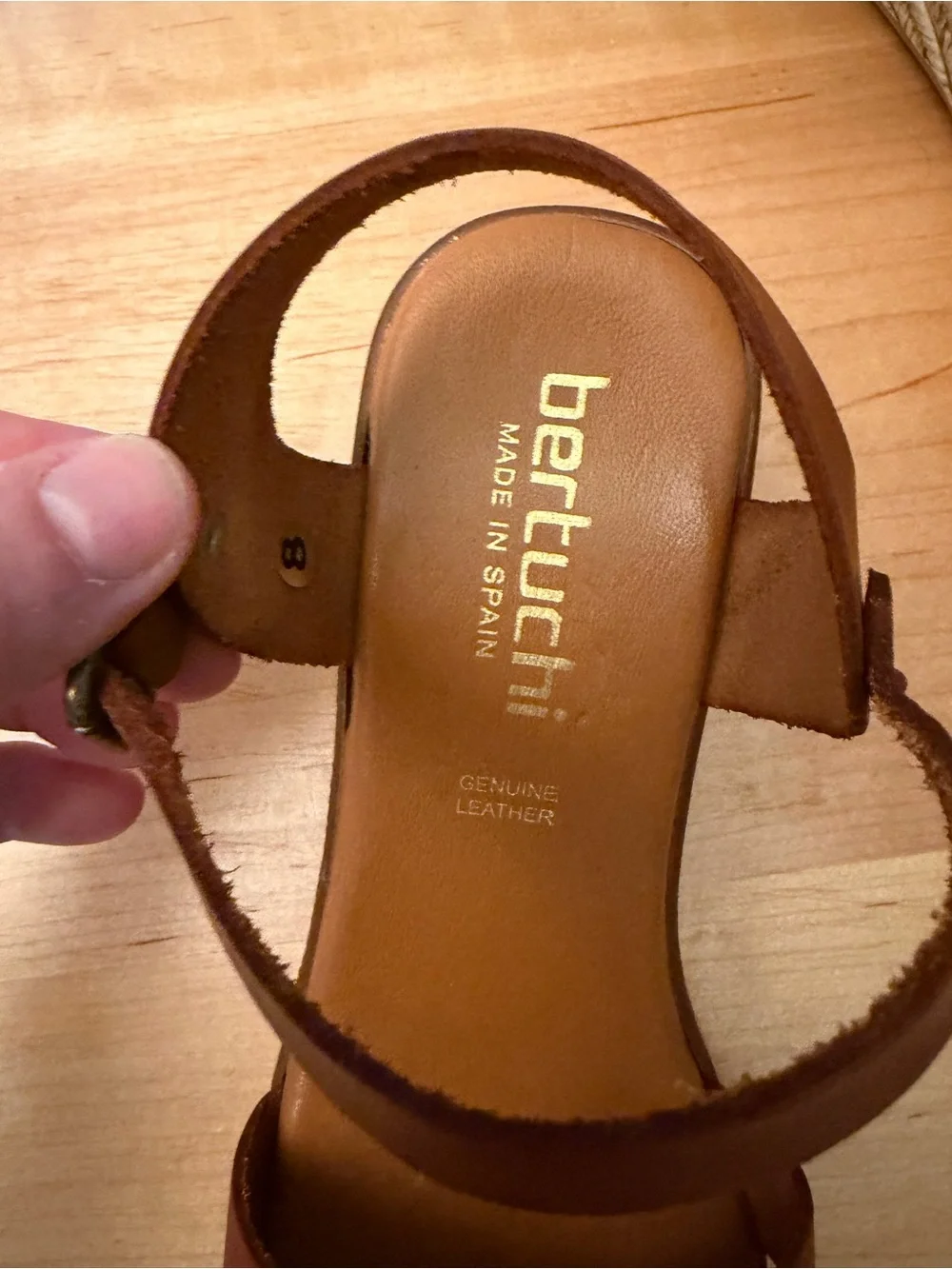 Women's Brown Leather Crisscross Ankle Strap Sandals